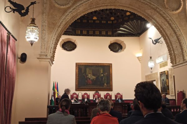 La presidenta del Consejo Consultivo, en los actos de la Real Academia Sevillana de Legislación y Jurisprudencia