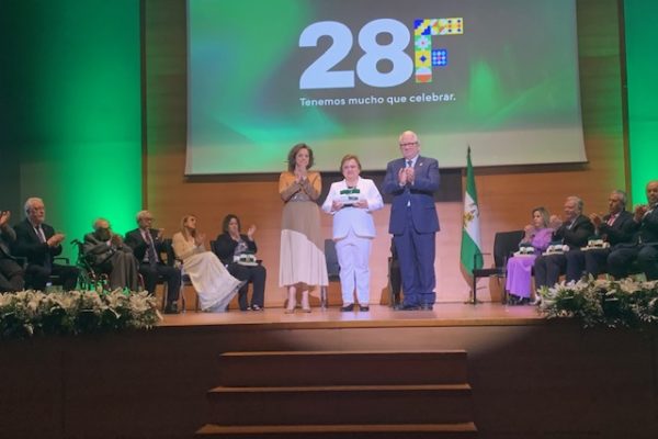 María Jesús Gallardo, Bandera de Andalucía 2024 en Jaén